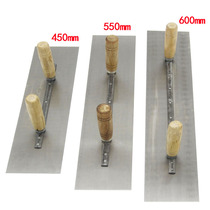 Double handle trowel extended double handle clay plate large iron plate ash scraping putty wipe diatom mud tool plastering knife
