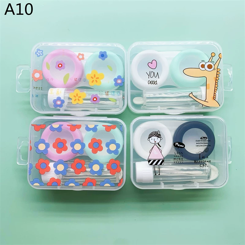 Cartoon cute invisible glasses, storage box