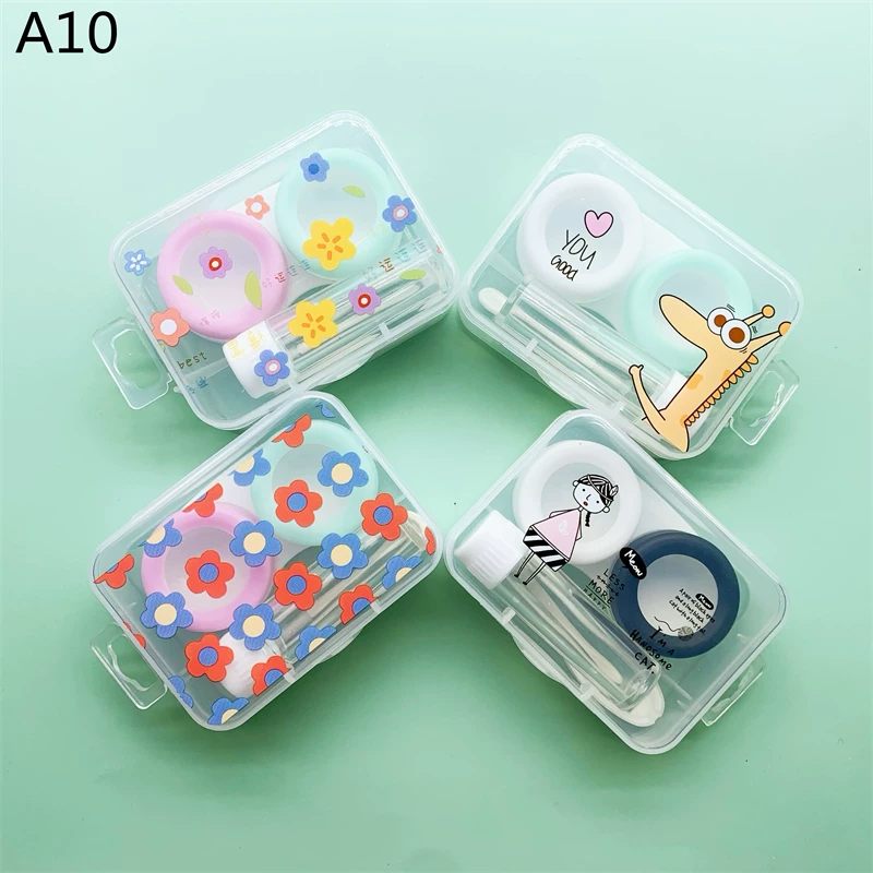 Cartoon cute invisible glasses, storage box