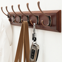 Hanger wall hanging clothes hook door behind simple adhesive porch bedroom interior row non-perforated household coat hook