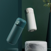 Thermos cup female small portable creative student trend small cup personality simple Japanese bouncing ins cute