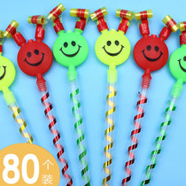 Big number smiley face blown dragon cartoon creative blow dragon blow up whistleblowing toy Childrens kindergarten birthday party props