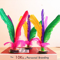 Feather Shuttlecock Adult Fitness Kick Shuttlecock SHUTTLECOCK Shuttlecock Bull Gluten Bottom Kindergarten shuttlecock Shuttlecock Chicken Fur Key resistant to kick-off