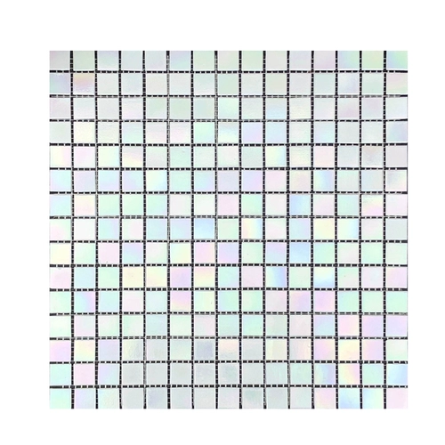 Pandora High -Отель отеля Golden Line Glass Mosaic Фоновая стена Призрачная белая черная плитка туалетной бары KTV