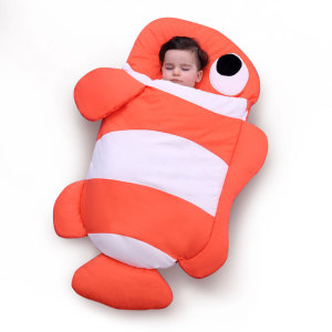 婴儿睡袋秋冬加厚新生防惊跳抱被