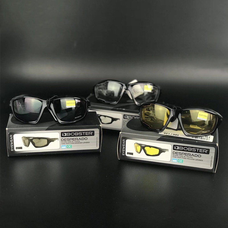 Spot BOBSTER Harley Knight large frame summer riding goggles goggles anti-fog three-color optional
