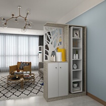 Simple modern living room into the door partition shoe cabinet double-sided entrance hall cabinet screen with dressing mirror placed entrance cabinet