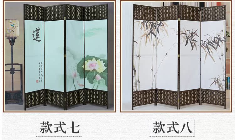 Hiện đại mới Trung Quốc màn hình phân vùng phòng khách gấp di động đơn giản đẩy kéo tường văn phòng gấp màn hình căn hộ nhỏ - Màn hình / Cửa sổ cac mau binh phong dep