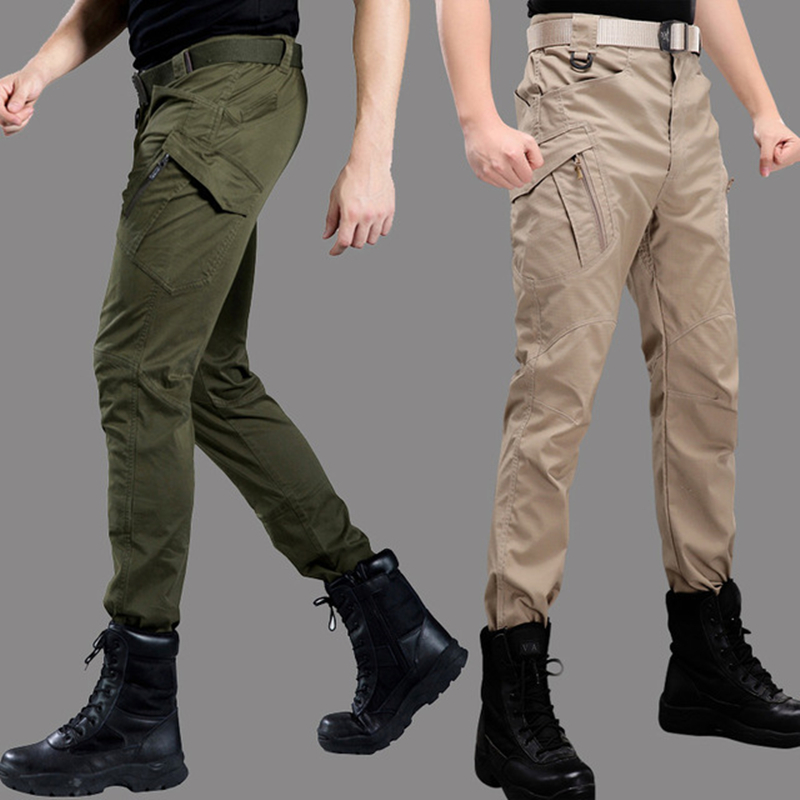Outdoor sports overalls men's multi-bag special forces casual military fan pants chief officer tactical pants military pants ix9 i7