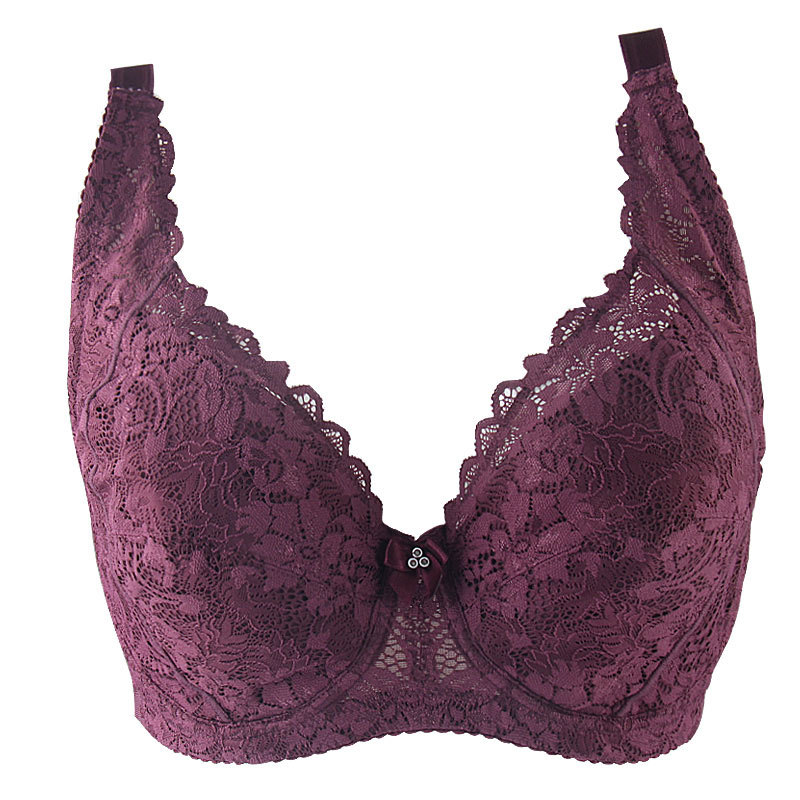 Skandy Lace Full Cup Thin Plus Size Adjustable Side Support Bra Stw5308