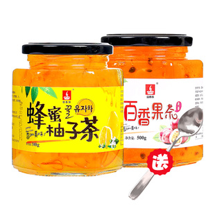 【溢香醇】蜂蜜柚子茶2罐(送梅森杯+勺子)