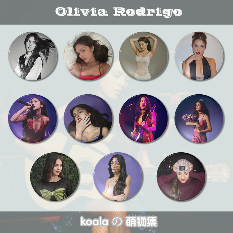 Yaya Olivia Rodrigo Olivia Rodrigo Merchandise 58mm Tinplate Badge