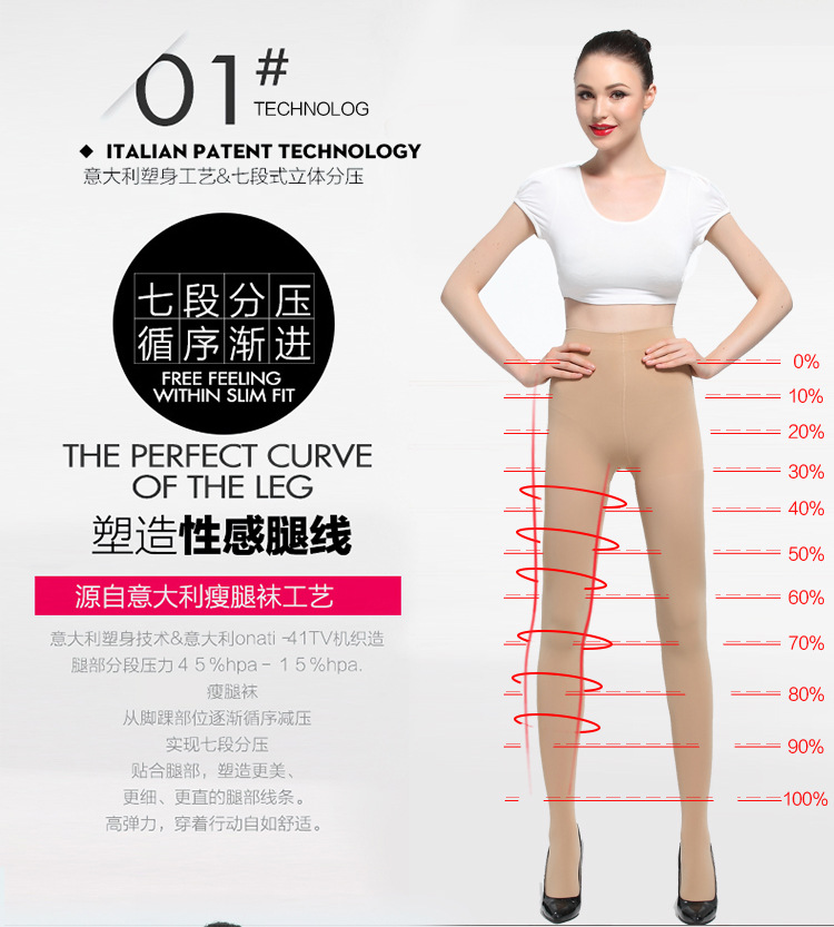 [2 nạp] chống hàng giả 360 Jane vớ mỏng stovepipe vớ chống đóng cọc XL siêu đàn hồi pantyhose vớ chân