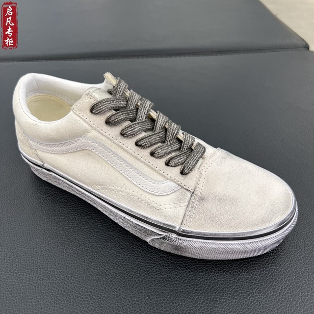 VANS OLDSKOOL ເກີບບາດເຈັບແລະຜູ້ຊາຍຄລາສສິກເກີບເປື້ອນ VN0007NTMCG/VN0007NTY52