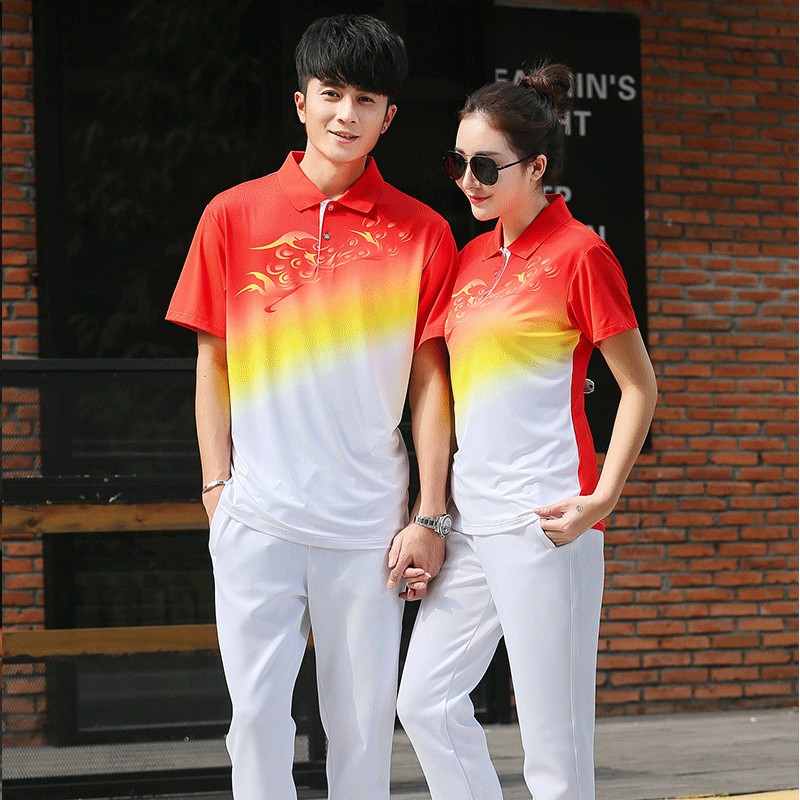 Summer workout fuck gym gym sportswear men and women Broadcast Gymnastics Vitality Playground Group Square Dance uniforms