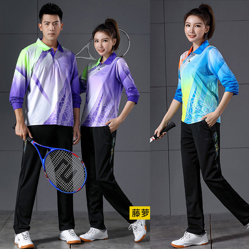 Quick-drying long-sleeved volleyball suits for men and women spring and autumn suits trousers custom breathable volleyball tug-of-war training clothes