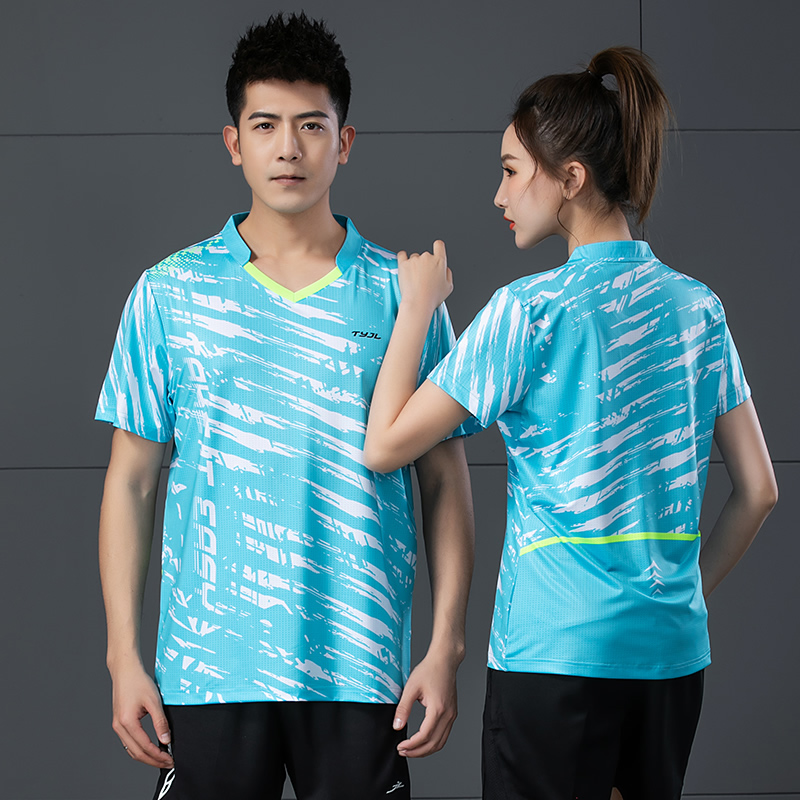Badminton Suit Men And Women Suits Short Sleeves Table Tennis Uniform Sports Ball Uniforms Customised Quick Dry Breathable Lettering Volleyball