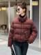 European Internet celebrity hot style retro Hong Kong style high-end small white duck down jacket for women 2025 winter wear
