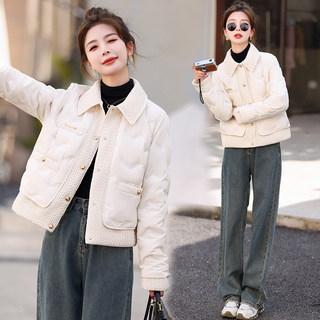 Chanel-Style Lightweight down Jacket for Women, Winter 2025 New Model, Petite, High-End, Stylish, Short, 90% White Duck down Coat