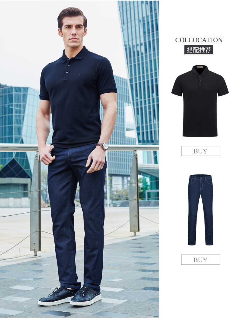 Nam tài năng của Jeans 2018 Mùa xuân và Mùa hè Người đàn ông mới của thanh niên Mid-rise thẳng Slim quần Micro-Bomb quần của nam giới