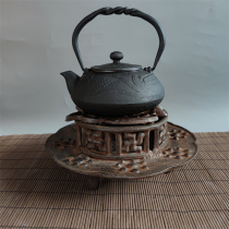 Cast iron material Fire basin boiled tea hot water Barbecue Supplies Retro Nostalgia Crafts Yucu Tea Society Outdoor Practical collection