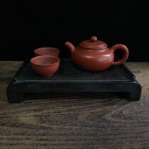 Purely hand-made natural bluestone tea ceremony pot inherits folk customs and nostalgic crafts practical collection for Yaju teahouse living room