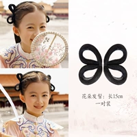 Цветочные волосы булочка-пара паров