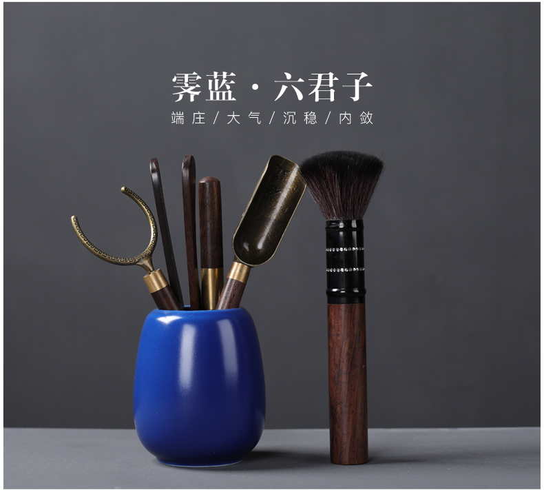Ceramic kung fu tea set suit household Chinese wind Chinese tea cups lid bowl sitting room tea, tea tray