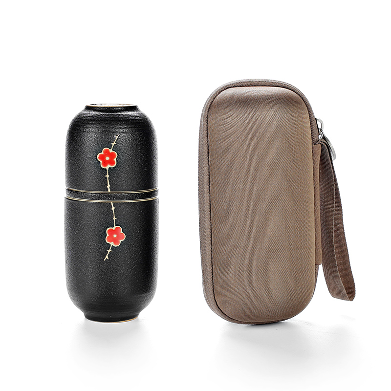 Poly real (sheng crack cup portable travel package kung fu tea tea ceramics filter small household mini can suit the teapot