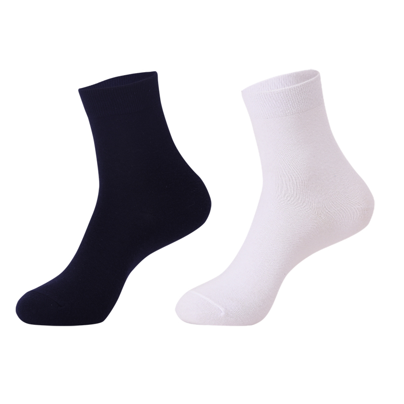 Combed Cotton Men's Solid Color Black and White Socks for Wedding Photography, Suit, Business Leather Shoes, Gentleman Mid-Calf Socks for Women Combed Cotton Men's Solid Color Black and White Socks for Wedding Photography, Suit, Business Leather Shoes, Gentleman Mid-Calf Socks for Women