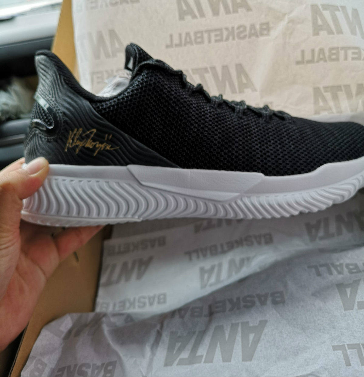 Out Decent Special Price Thompson Low Help Kt Basket Sneakers Net Face Real Fight Signature Anti Slip Shock 11811104