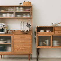 Nordic Dining Side Cabinet Bowls Cabinet Modern Minima Tea Water Cabinet Solid Wood Lockers Containing Living Room Home Wine Cabinet Disposal Cabinet