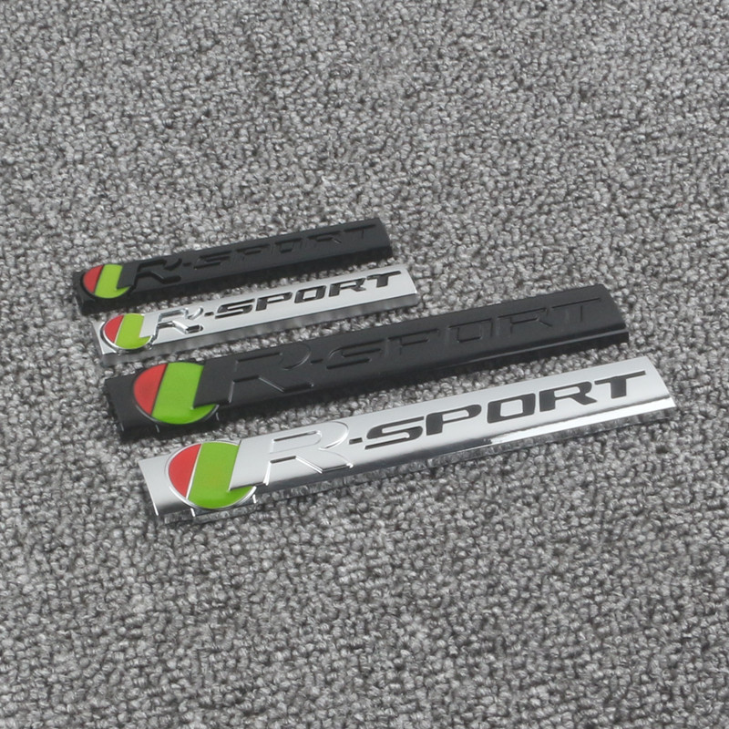Suitable for Jaguar R-Sport Car Logo Xfl Xjl F-Pace Type Modified Sports Version Side Sticker Grille Logo