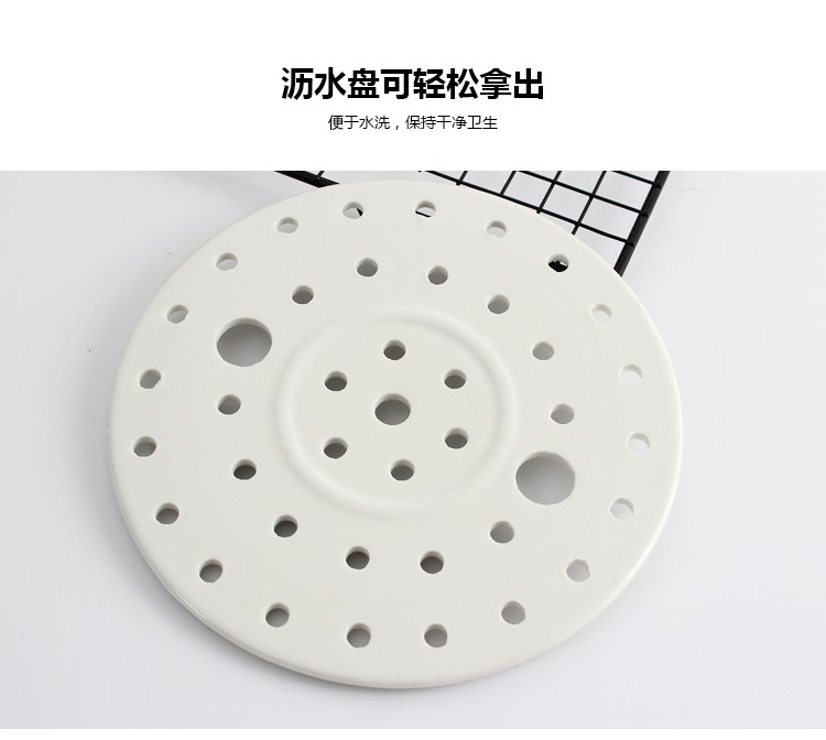 The kitchen ipads China dumplings plate waterlogging under caused by excessive rainfall double drive, dumplings plate ceramic fruit dish dish tray steamed dish of household