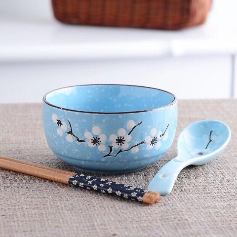 The kitchen gifts chopsticks ceramic tableware Japanese household eat rice bowl gift boxes promotions feed