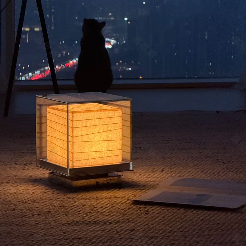 Munis Andaz Hotel Ji Yutang Living Room Study Cafe Japanese Tea Table Bedroom Bedside Charging Table Lamp