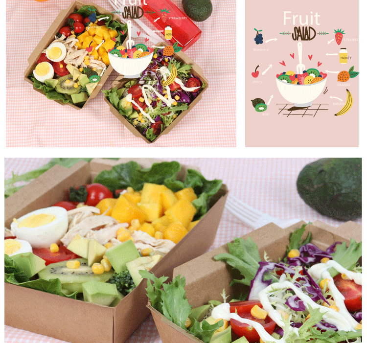 nồi ủ cơm Hộp ăn trưa dùng một lần hộp cơm trưa hộp sushi hộp salad hộp ăn trưa takeaway giấy kraft hộp cơm trưa hộp cơm trưa hộp đóng gói - Hộp cơm điện sưởi ấm hộp đựng cơm cắm điện