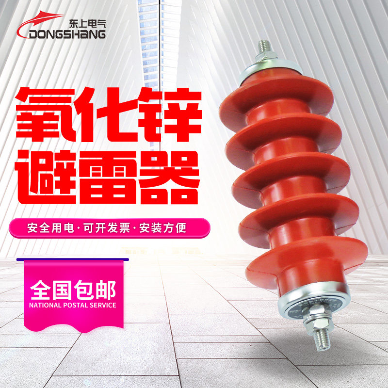 Donggao high voltage 10KV zinc oxide arrester HY5WS-17 50 outdoor line metal oxide lightning protection