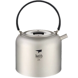 Keith Kaisi TI3907 Pure Titanium Outdoor Coffee Coffee Кофе Кофе Кофе Кофе Кофе Траировок Портативный титановый горшок 1,5 л.