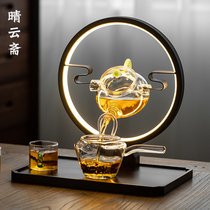 Semiautomatic sloth tea maker glass tea set suit tea tea pot fair cup pint tea cup korn tea furniture set