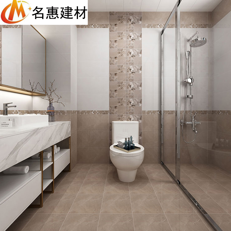 Powder room tiles 300x600 wall tiles Floor tiles Kitchen tiles Modern Chinese tiles Balcony tiles imitation marble