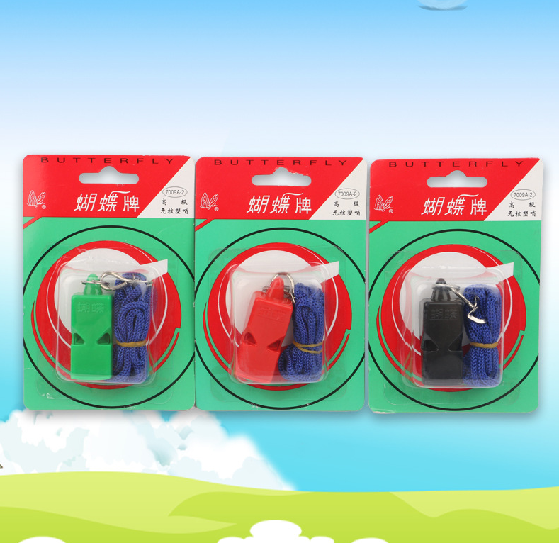 Butterfly Sign Non-nuclear Whistles 7009 Whistles Superior Plastic Referee Coaching Whistles Competition Outdoor Supplies Whistle