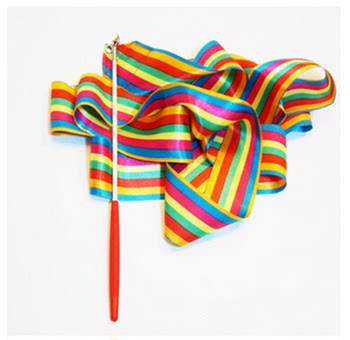 Rhythmic gymnastics ribbons, dance ribbons, gymnastics ribbons, sports gymnastics props, dance supplies, ribbons