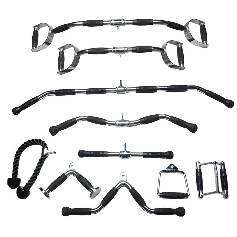 Gantry handle fitness equipment auxiliary accessories large 1 4-inch socket wrench bird rowing high pull down force long pull back bar artifact