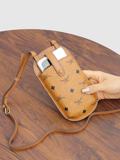 2026 New Autumn and Winter Mobile Phone Bag, Classic Floral Print Crossbody Mini Bag, Popular Online, Mobile Phone Storage Pouch