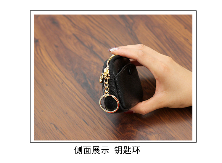 2018 mới châu Âu và Mỹ lớn dây kéo da ví nữ ví mini xu ví thời trang khí đồng tiền túi da ví kẹp tiền