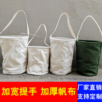 Power engineering tool barrel insulation kit maintenance work toilet bag canvas wear-resistant aerial work hanging bag