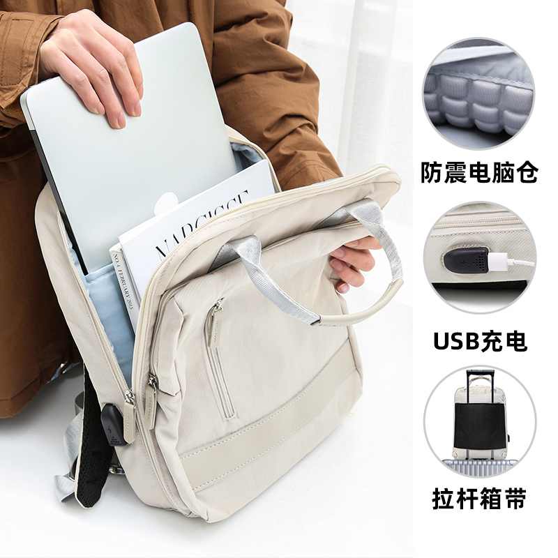 15 6 Pen electric bag Double shoulder bag 16 inch Girls at 15:6 Shoulder Bag Men's Lenovo Little New air14 delivers Huawei matebook13 applies Apple mac Dell HP Hand