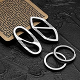 Металлический креативный брелок, простой и элегантный дизайн, делается под заказ