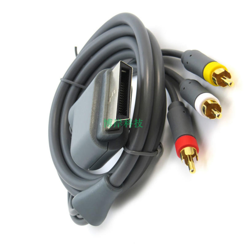 Cáp Microsoft Microsoft XBOX 360 AV Cáp video XBOX360 Phụ kiện trò chơi video 1,8 mét - XBOX kết hợp tay cầm pc